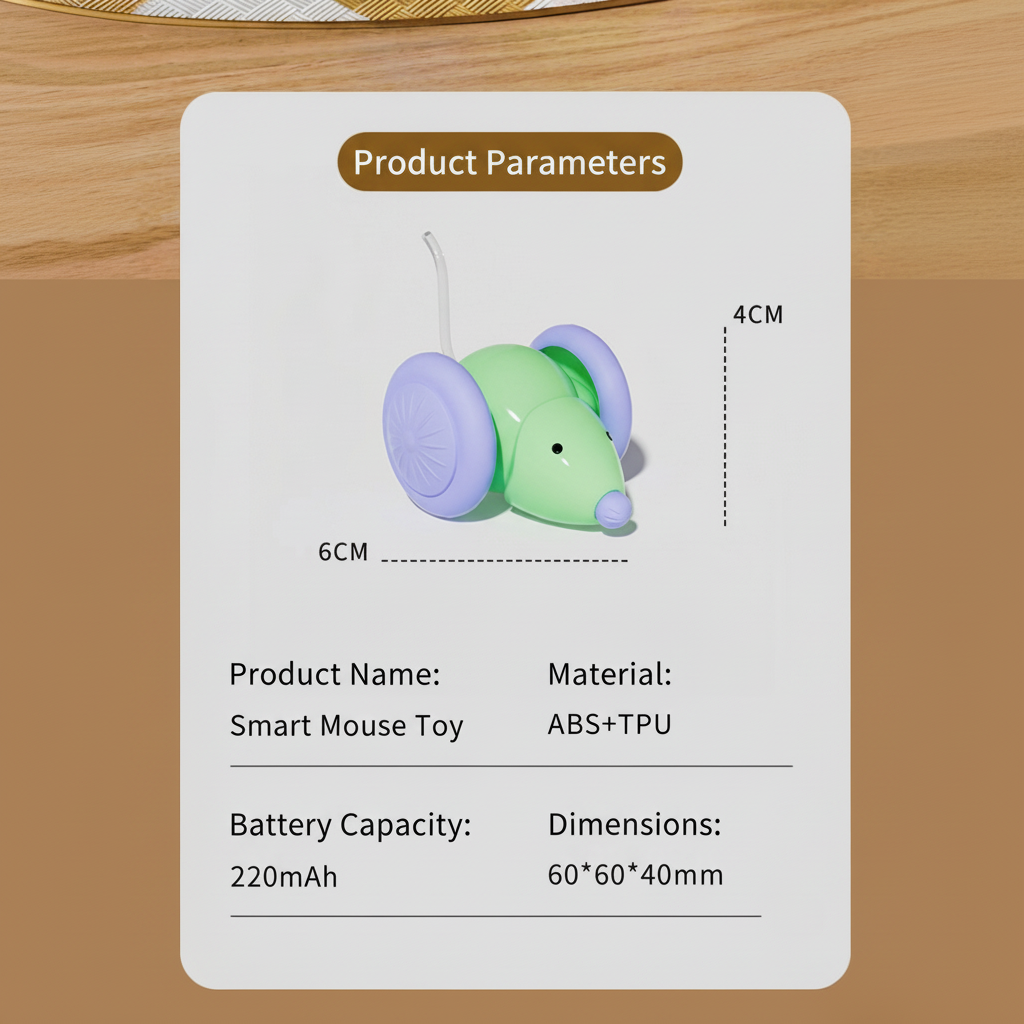 Interactive Hunting Mouse Toy for Cats