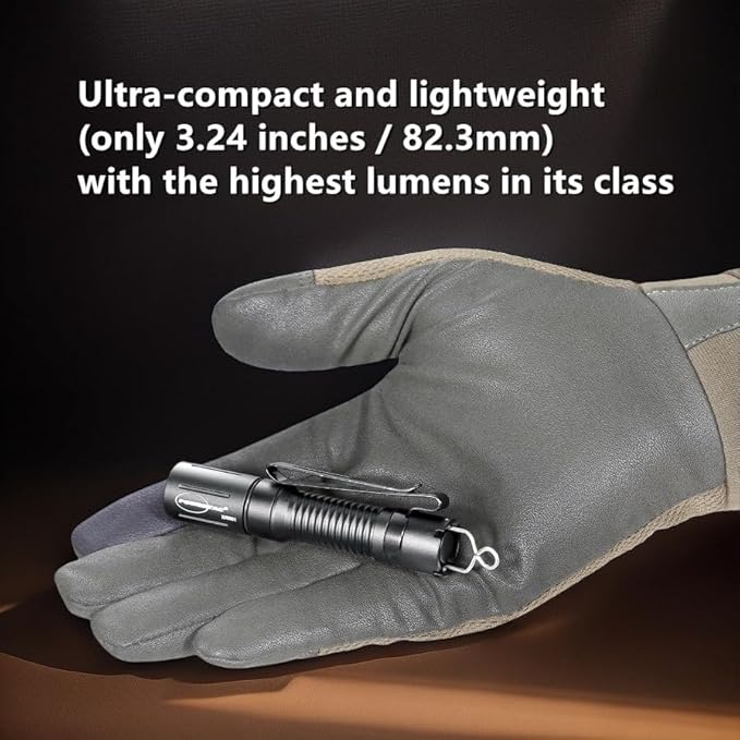 Powertac E3R Nova Rechargeable EDC Flashlight – 820 Lumens