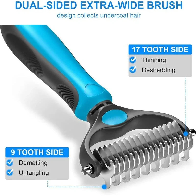 Stainless Steel Pet Deshedding Brush