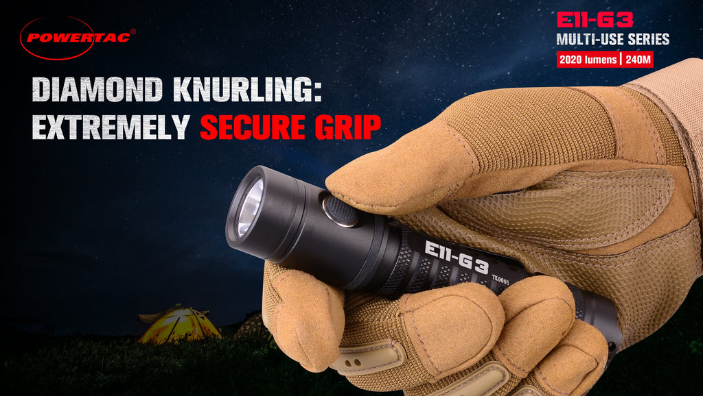 Powertac E11 Gen3 Rechargeable EDC Flashlight – 2020 Lumens