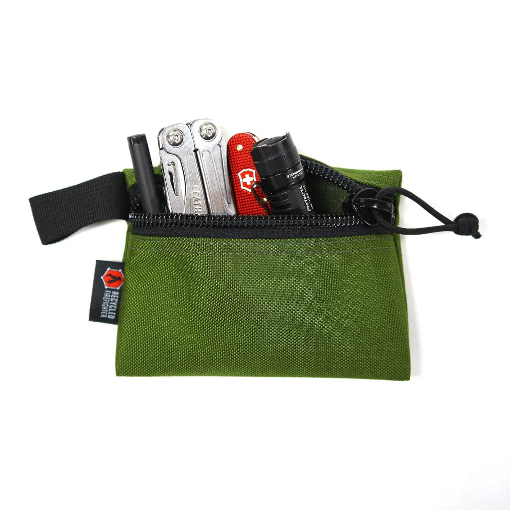 Recycled Firefighter Truckie Small EDC Gear Pouch