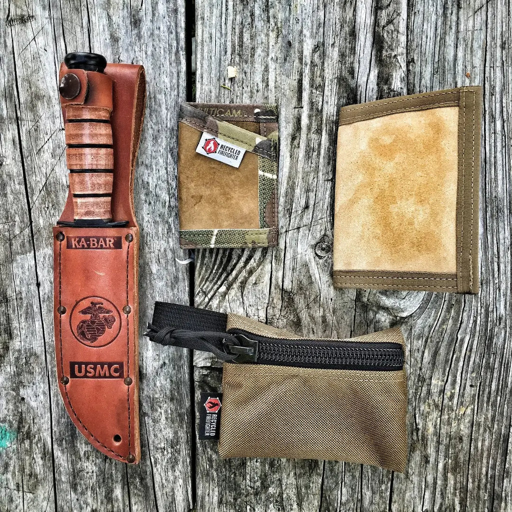 Recycled Firefighter Truckie Small EDC Gear Pouch
