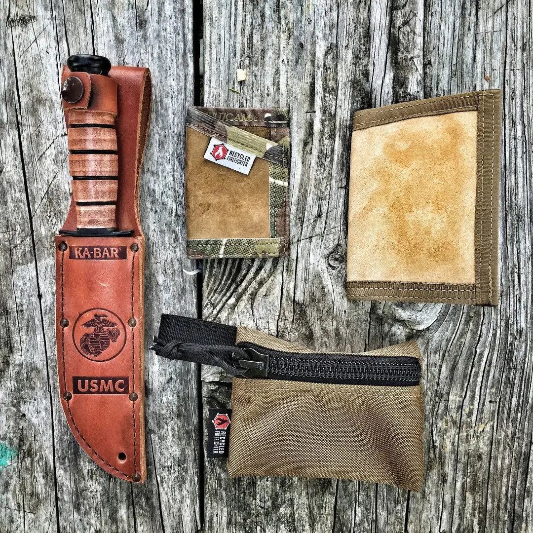 Recycled Firefighter Truckie Small EDC Gear Pouch