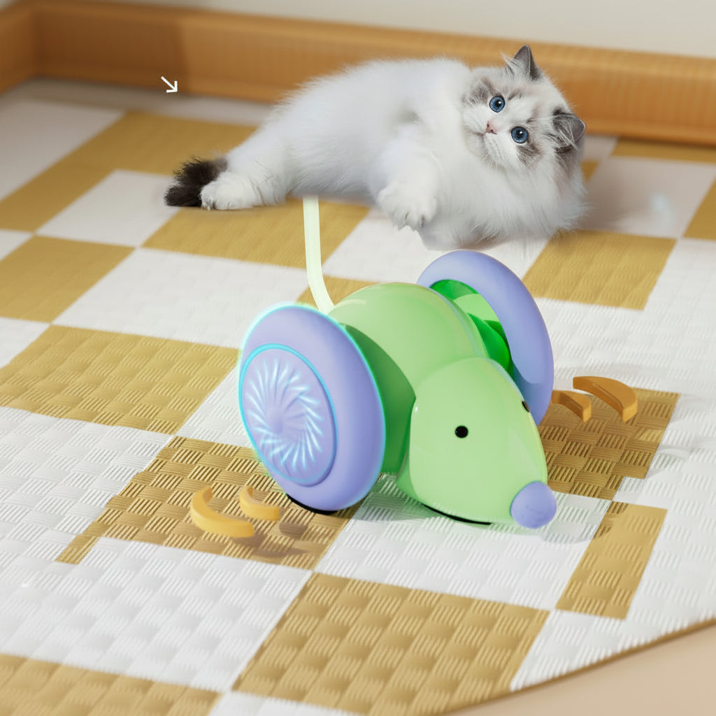 Interactive Hunting Mouse Toy for Cats