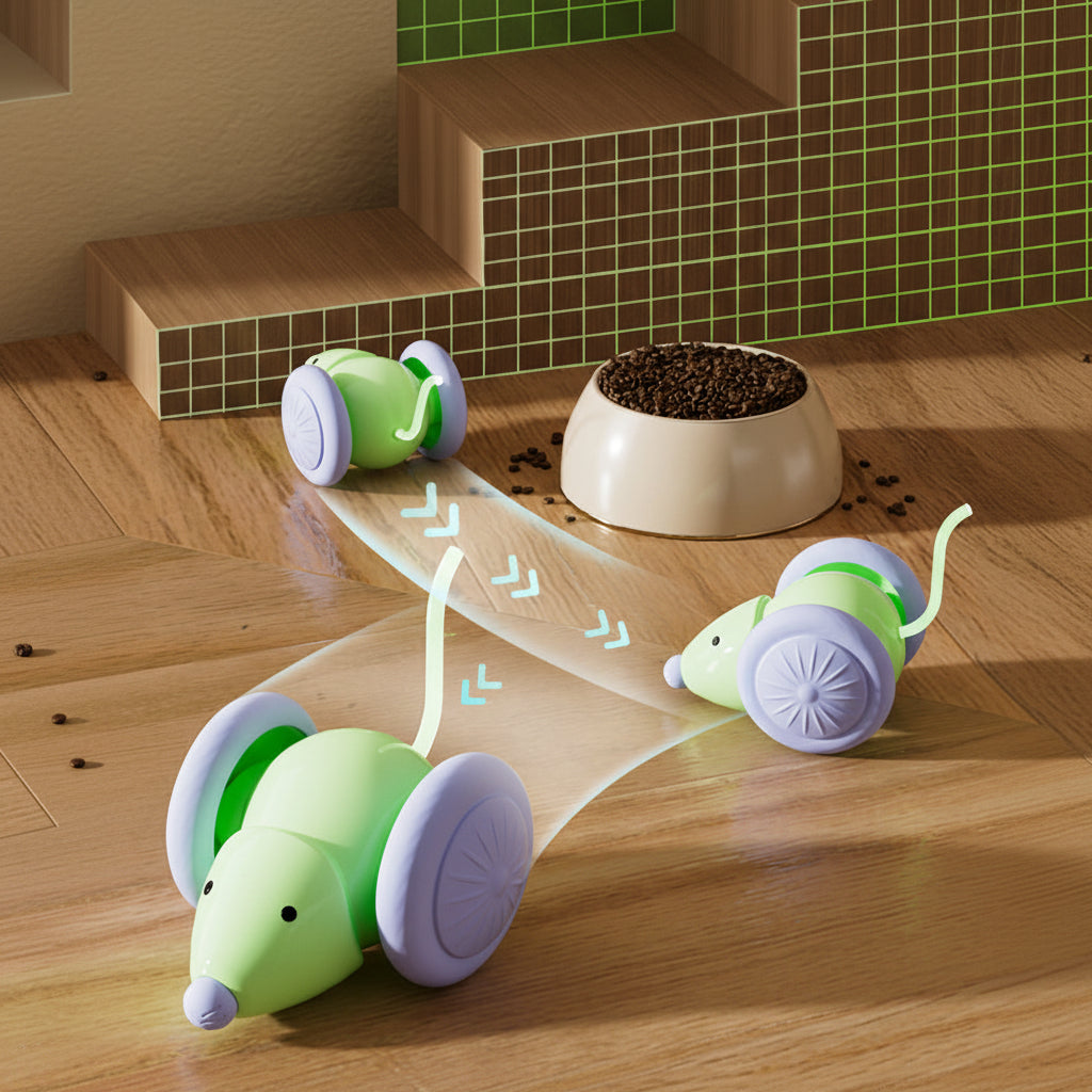 Interactive Hunting Mouse Toy for Cats