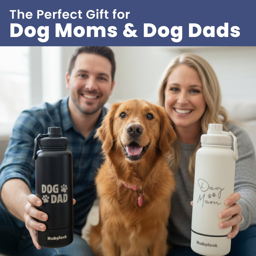 Rubyloo 2-in-1 Dog + Human Travel Water Bottle