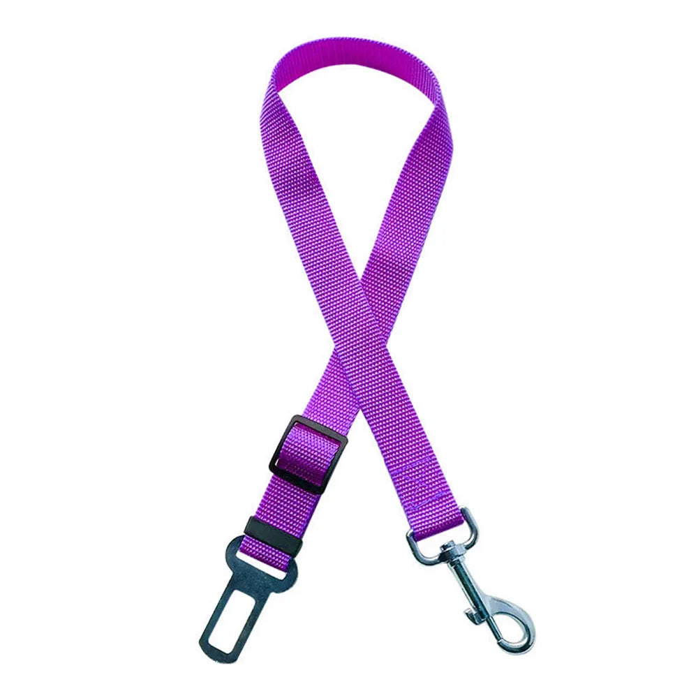 Reflective Adjustable Dog Car Seat Belt