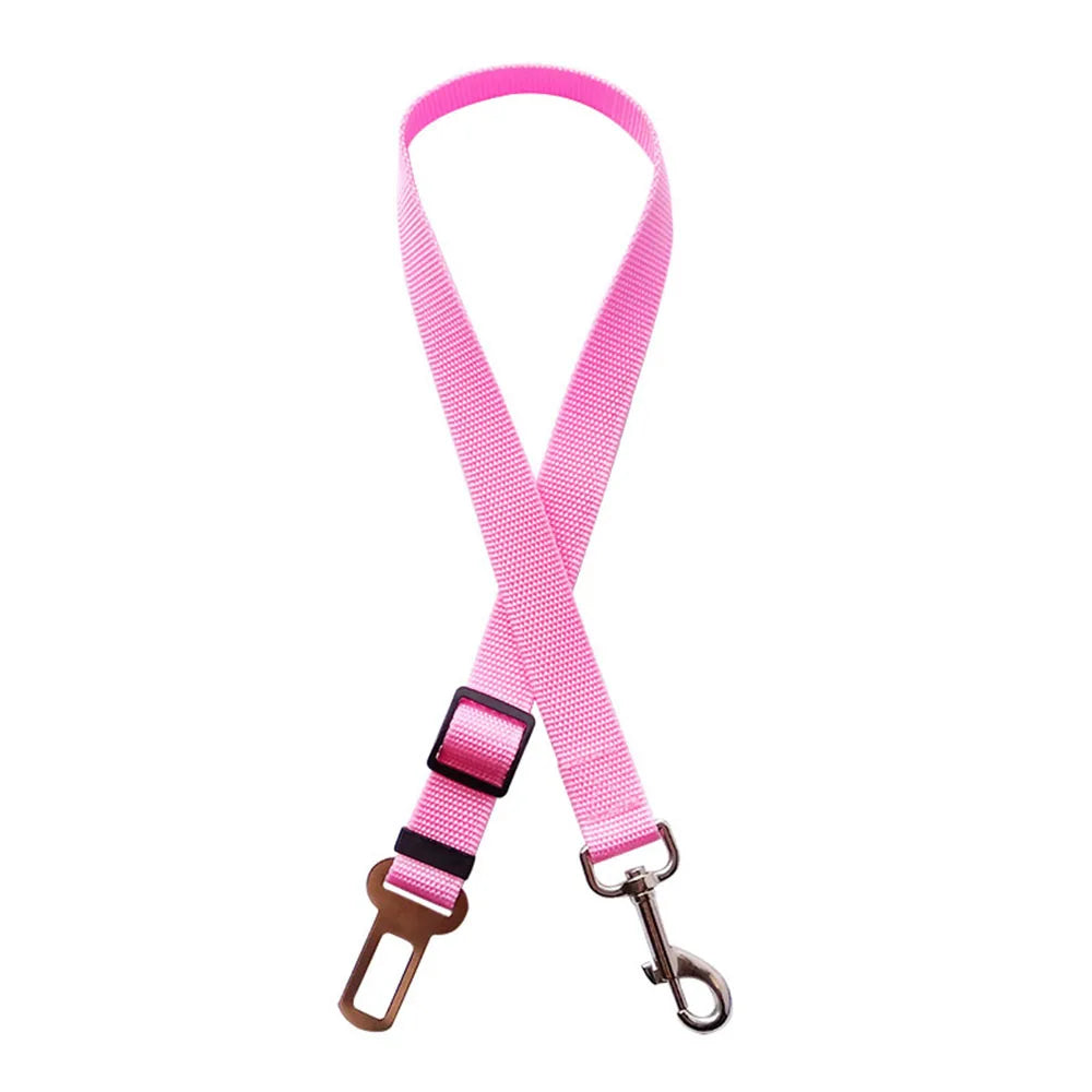 Reflective Adjustable Dog Car Seat Belt