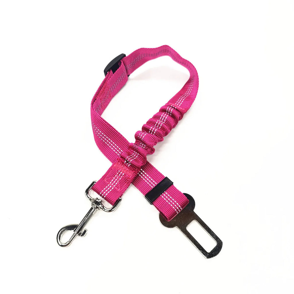 Reflective Adjustable Dog Car Seat Belt
