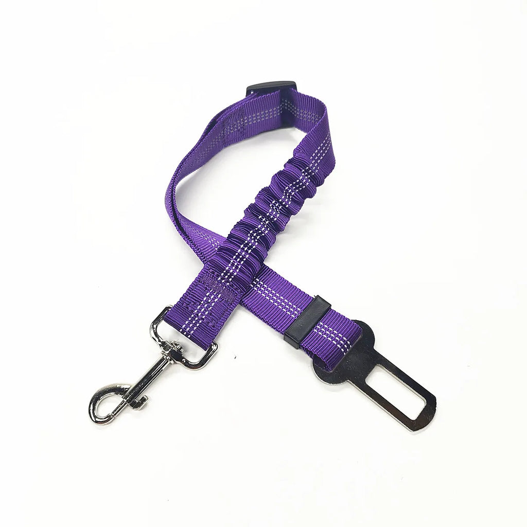 Reflective Adjustable Dog Car Seat Belt