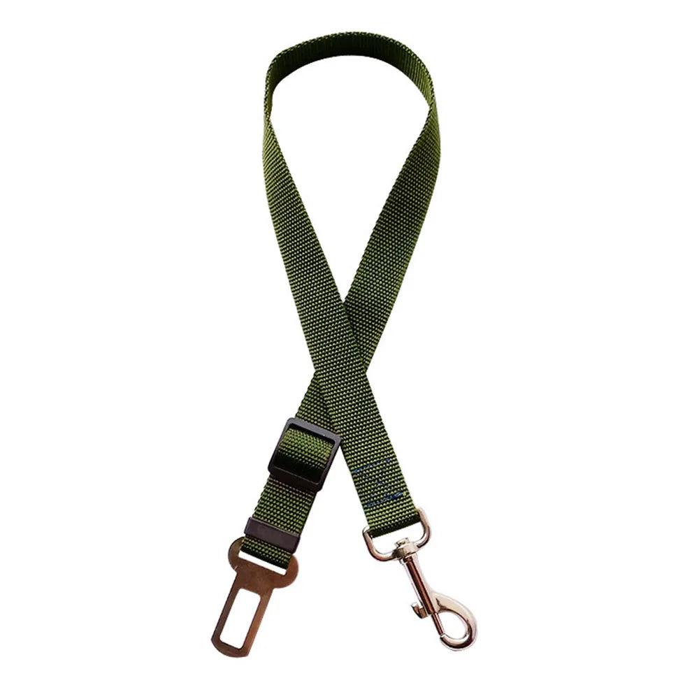 Reflective Adjustable Dog Car Seat Belt