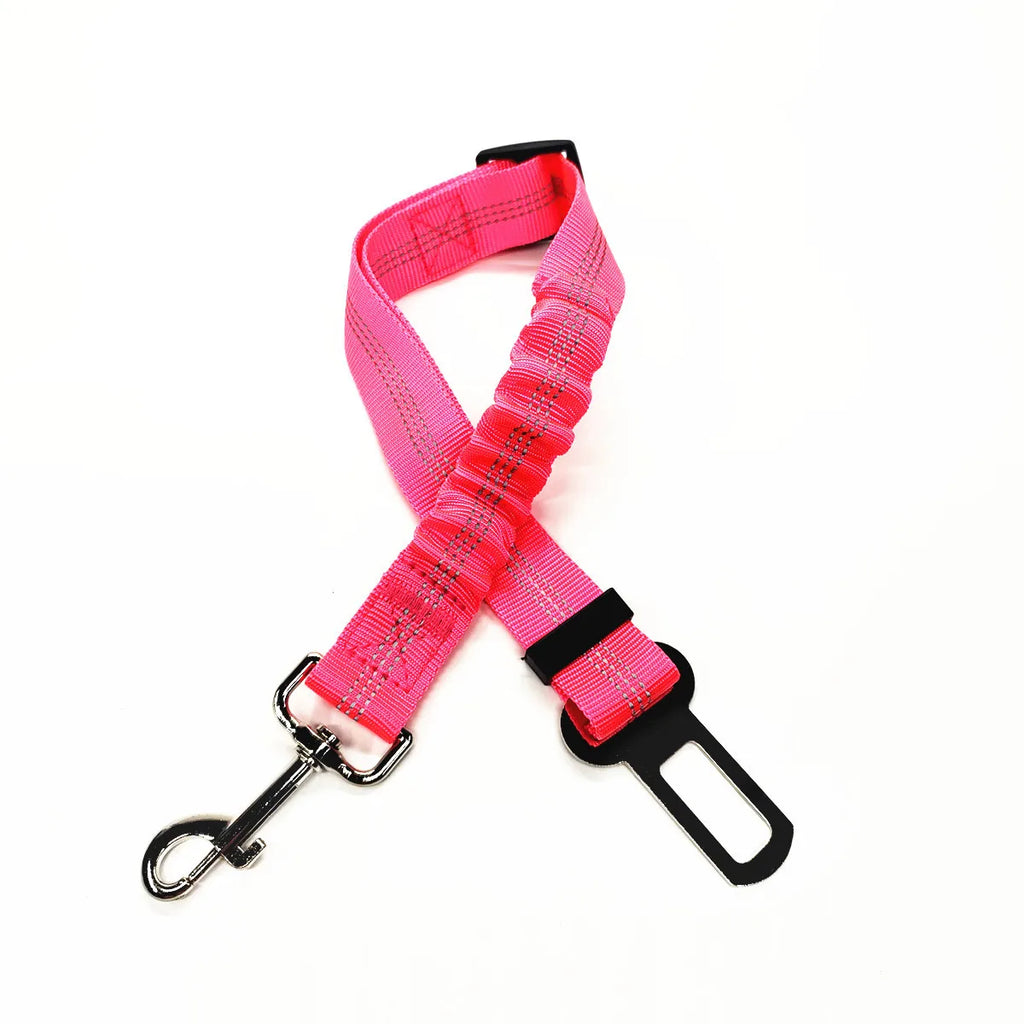 Reflective Adjustable Dog Car Seat Belt