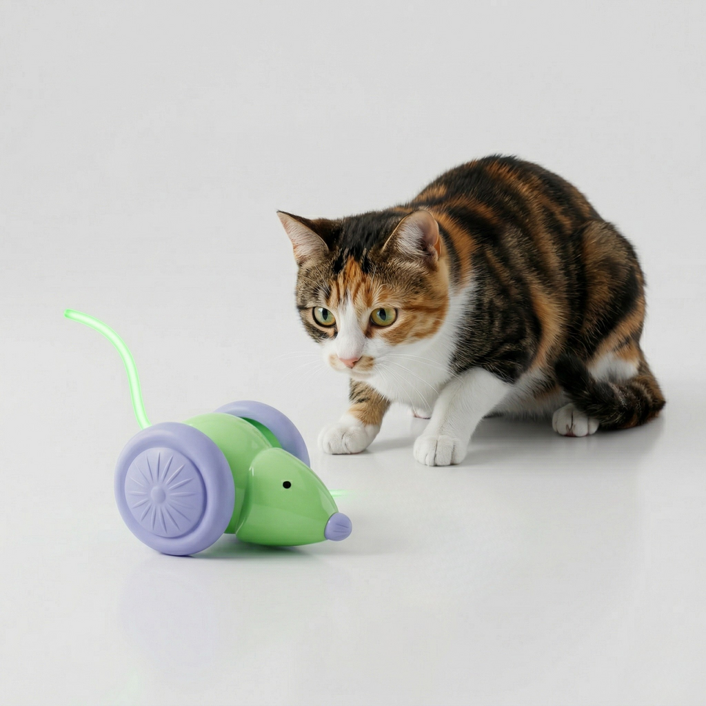Interactive Hunting Mouse Toy for Cats