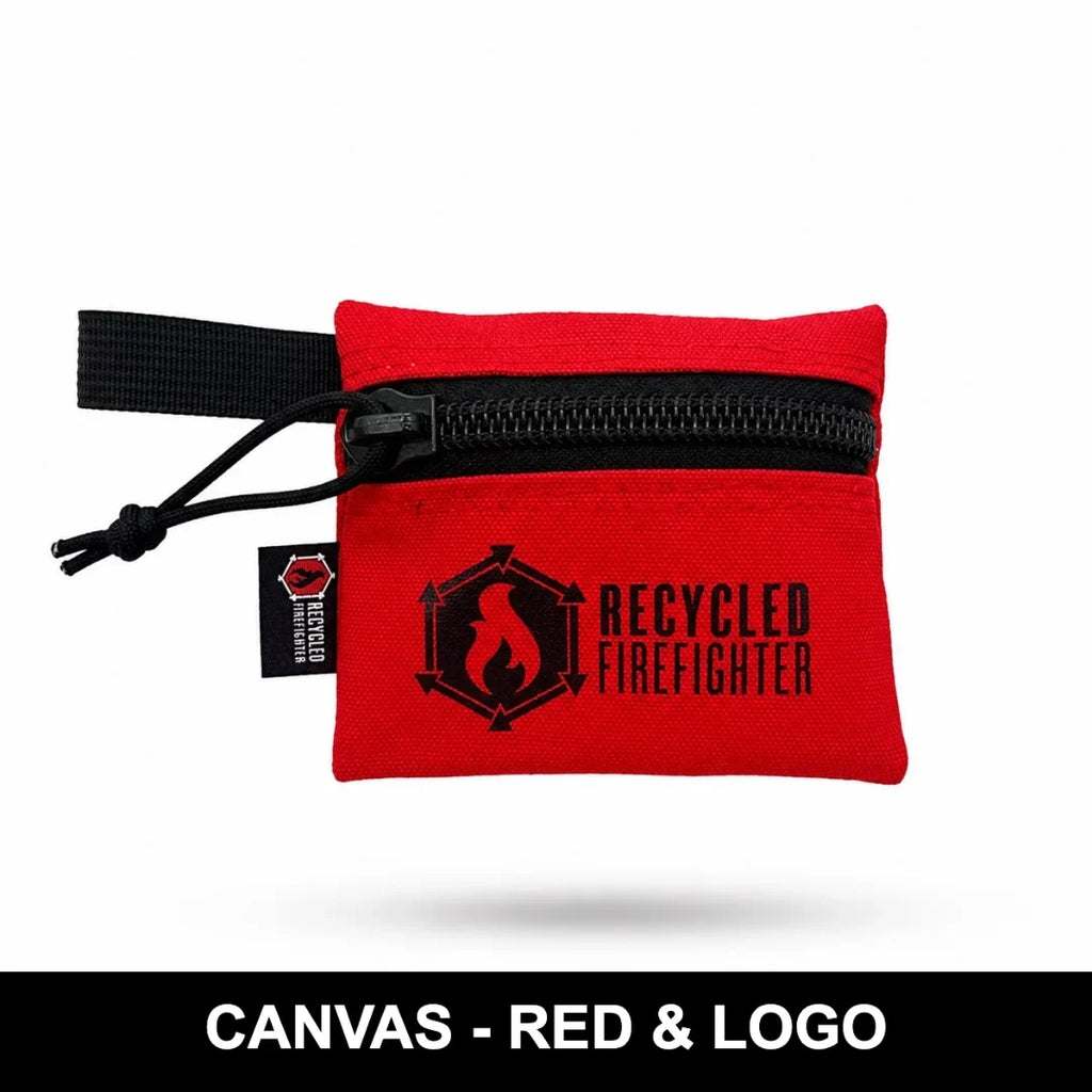 Recycled Firefighter Truckie Small EDC Gear Pouch