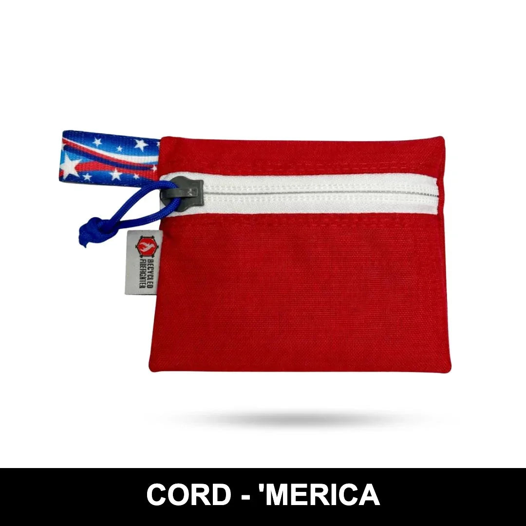 Recycled Firefighter Truckie Small EDC Gear Pouch