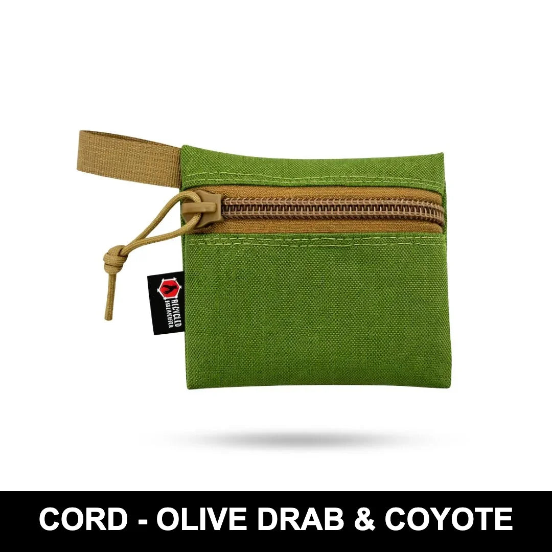 Recycled Firefighter Truckie Small EDC Gear Pouch