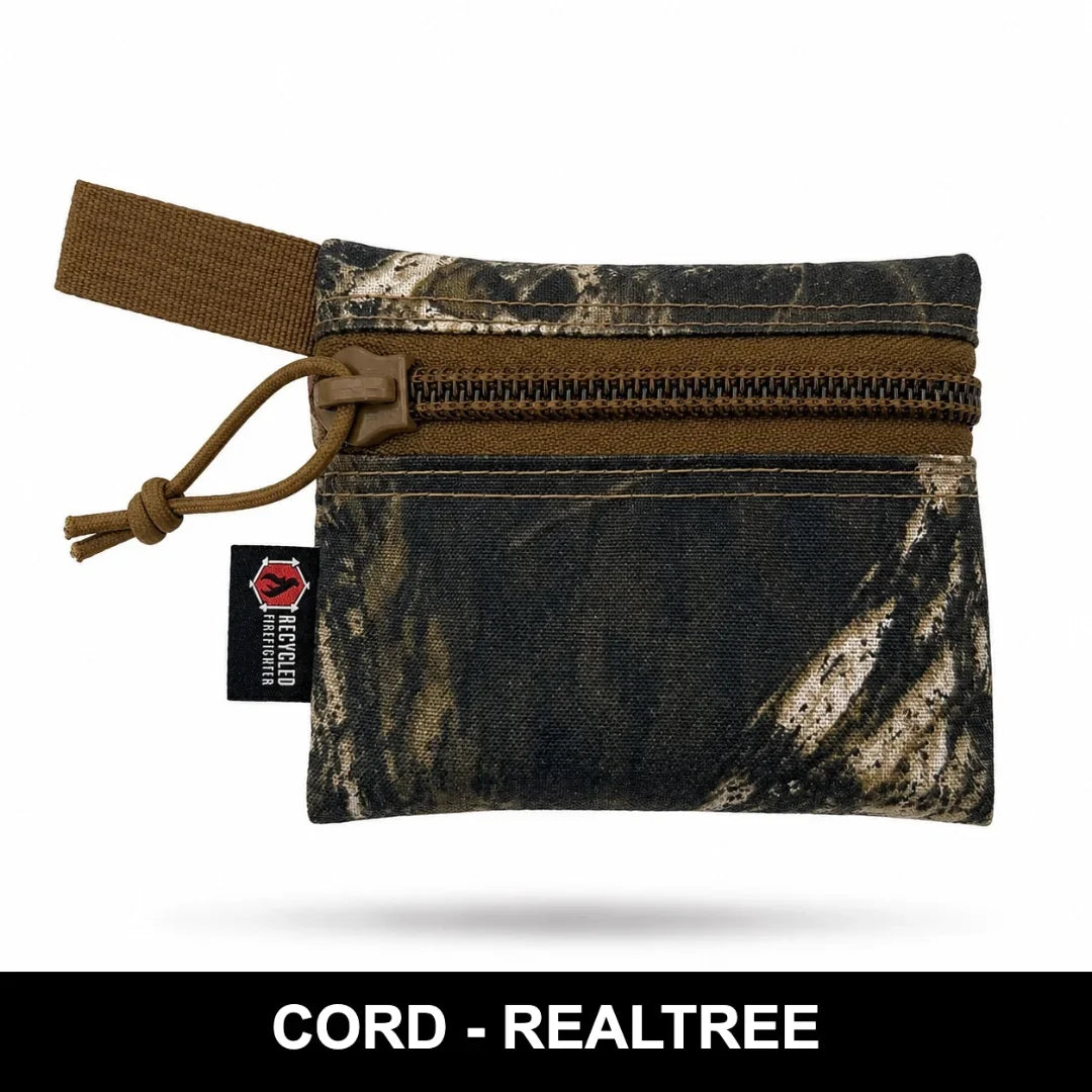 Recycled Firefighter Truckie Small EDC Gear Pouch