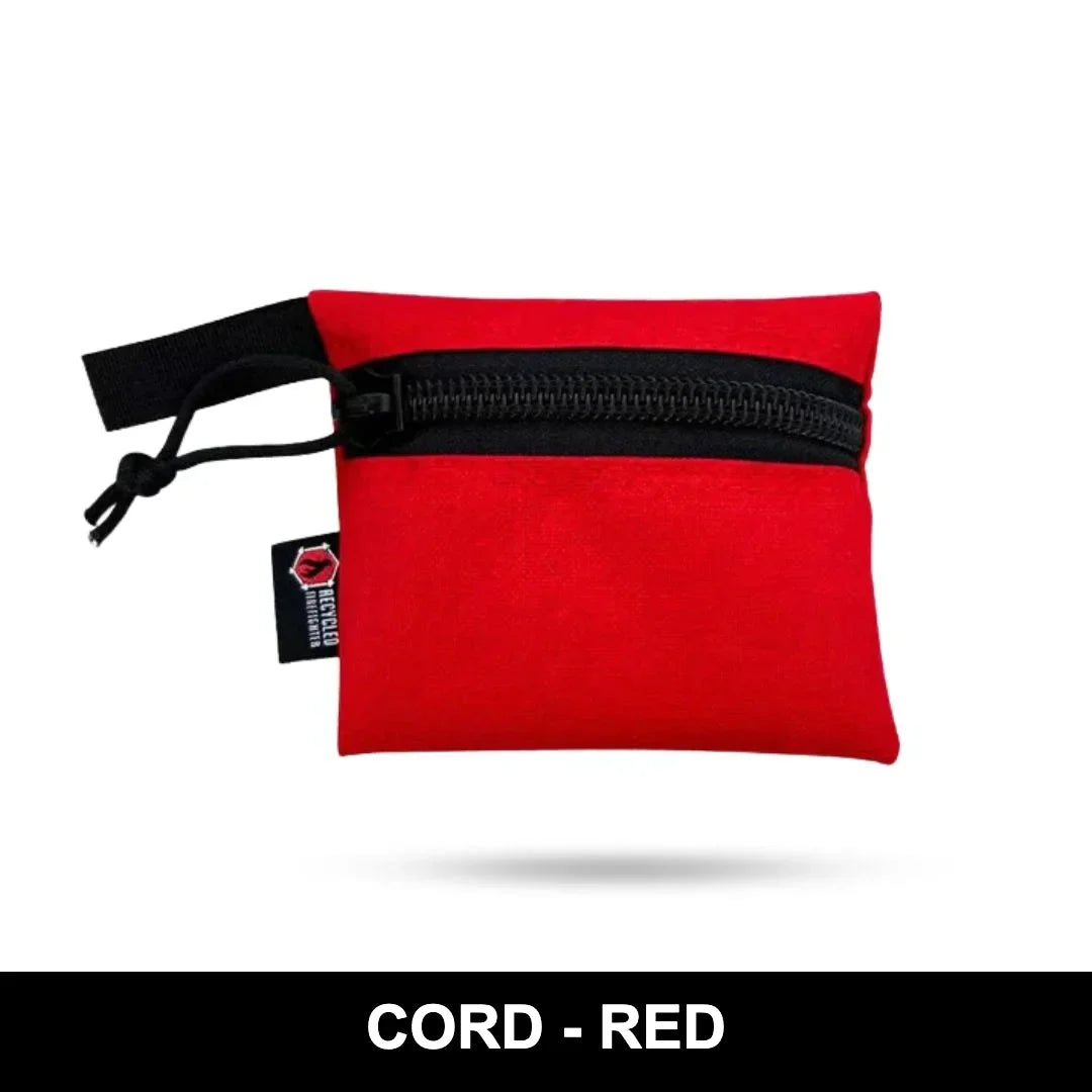 Recycled Firefighter Truckie Small EDC Gear Pouch